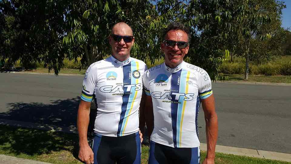 Scott and Adam -Cats series win 3 April:Sam and Scott